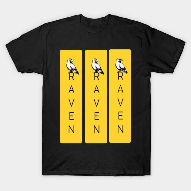 3 eyes Raven Luck T-Shirt by Zush